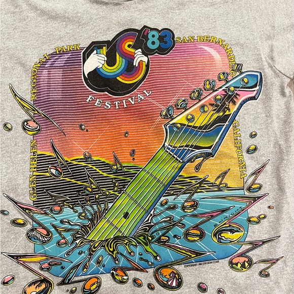 US ‘83 Festival TShirt-Vintage - Picture 4 of 6